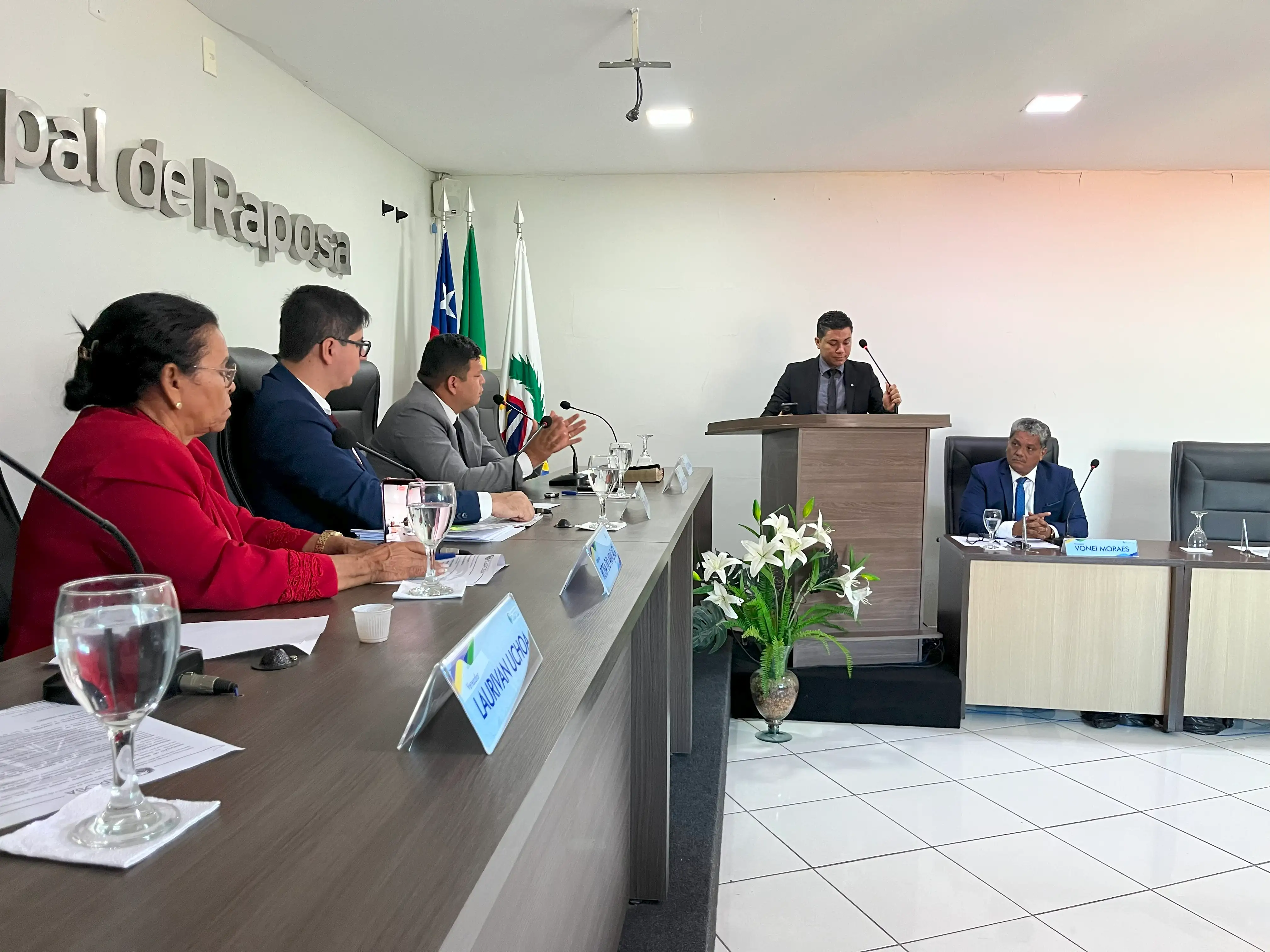 Foto 1 – 17ª Sessão Ordinária de Votação da Câmara Municipal de Raposa